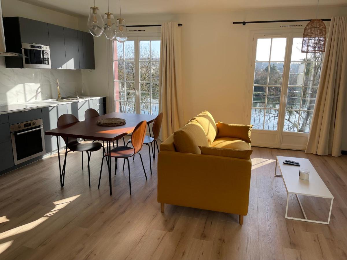 Ambiance Seine, Appartement Lumineux En Bordure De Seine - Chouette Thomery Ngoại thất bức ảnh